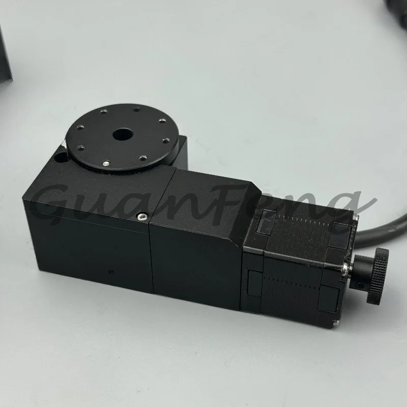 Electric rotating platform, table 40mm stroke 10 ° voltage 24v optical positioning table automatic R axis