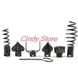 1 Set 16mm Diameter Pipeline Dredge Device Spring Drill Machine Drain Cleaner Combination Cutter Head Adapter Joint Connector