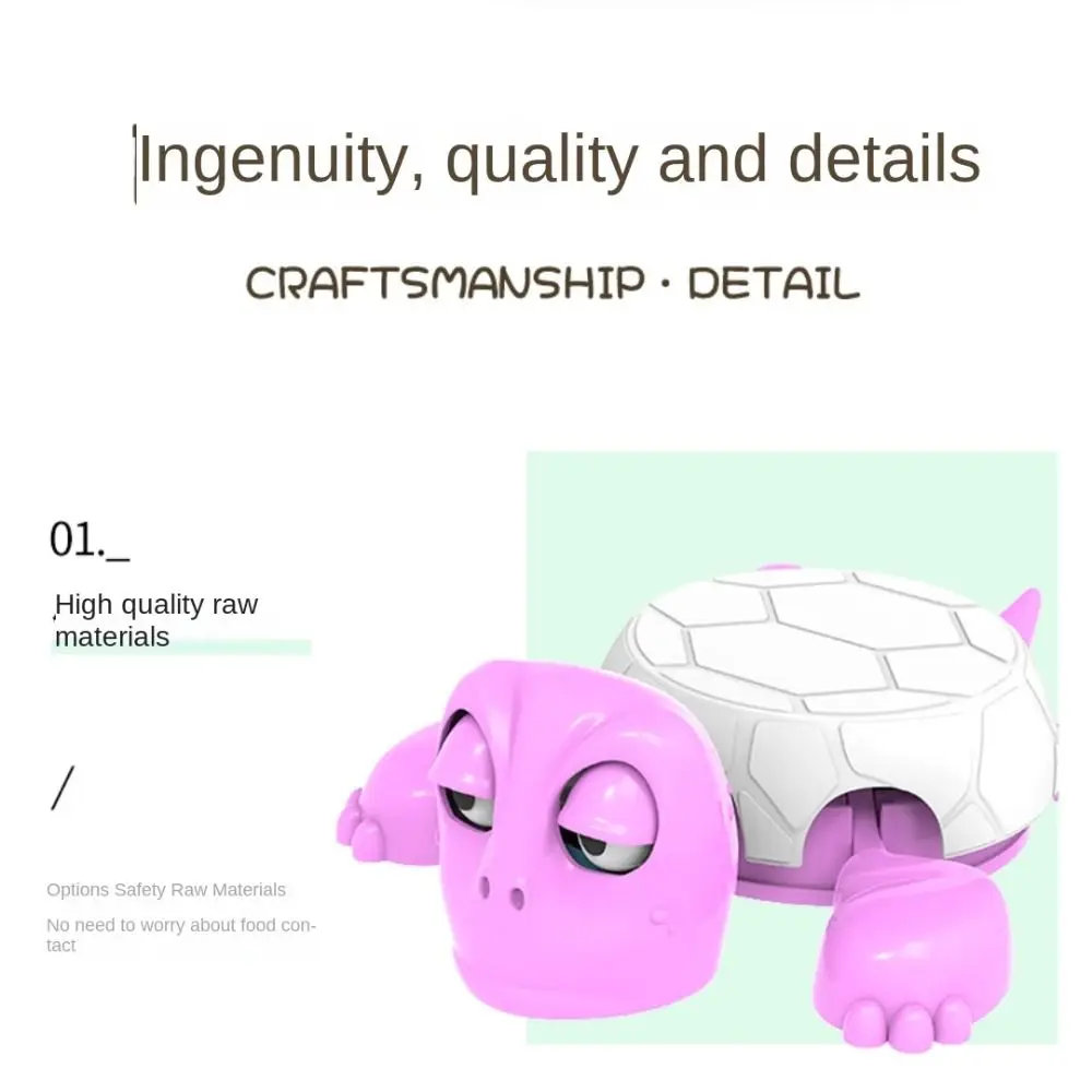 Pernas cruzadas e olhos estourosos, porta-copos de tartaruga assustados, suporte de caneca de tartaruga, brinquedos peculiares, tipo de imprensa anti-queimadura