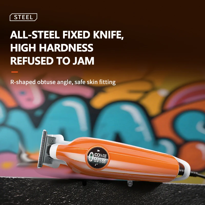 Kemei 2362 ماكينة تشذيب الشعر اللاسلكية 0 مم صفر فجوة نحت المقص التفاصيل المهنية الكهربائية إنهاء آلة القطع #2