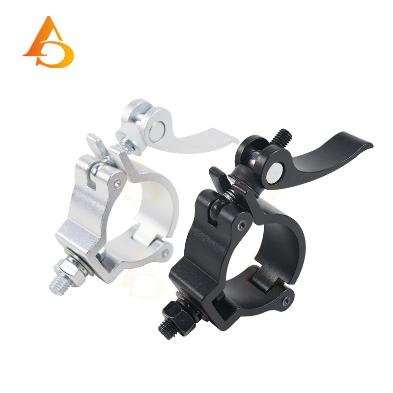 10 قطعة/الوحدة سبائك الألومنيوم أضواء المسرح المشبك شماعات السنانير قوس الثقيلة هوك مسرح الإضاءة 28-32 مللي متر 100 كجم ضوء المرحلة هوك