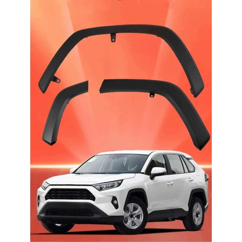 Auto Exterior Mod Parts ABS Wheel Eyebrow Fender Flares Wheel Arch Trim Fit For RAV4 Wildlander 2020-2023 Car Refit Accessories