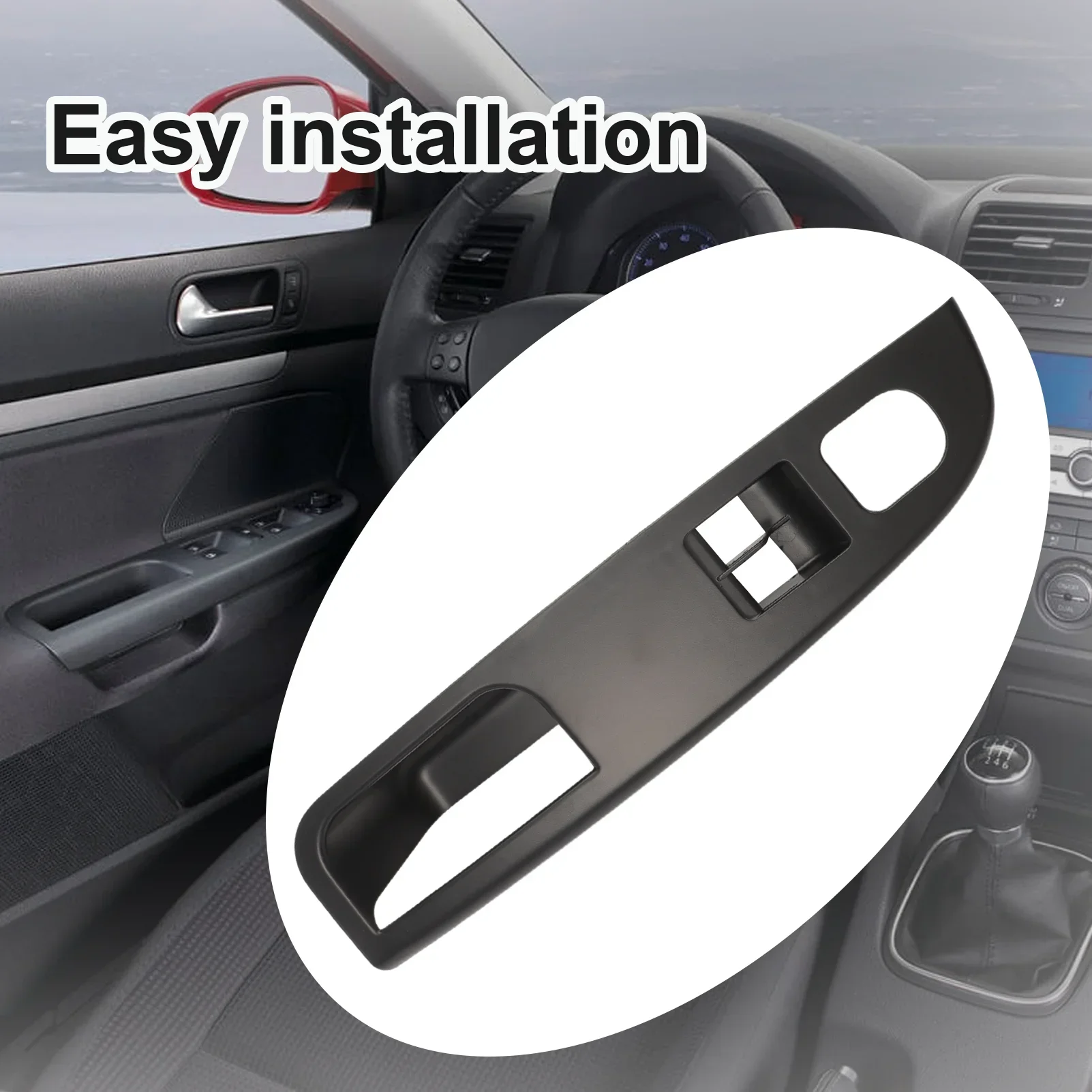 

1K3868049C75R 1K3-868-049-C-75R Anthracite Grey Left Interior Door Panel Bezel Trim For VW Golf 5 Driver Door