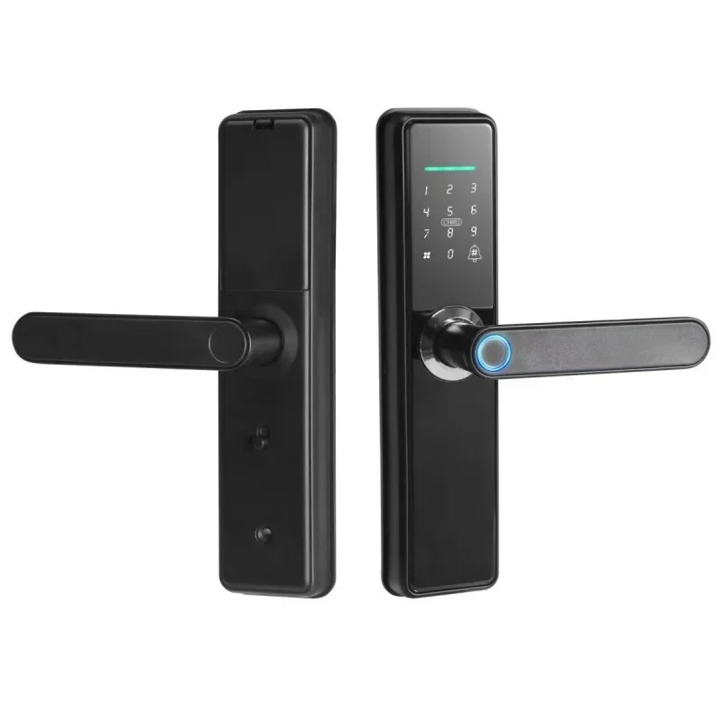 

Wooden door fingerprint lock Household password lock Electronic smart door lock Room bedroom office indoor