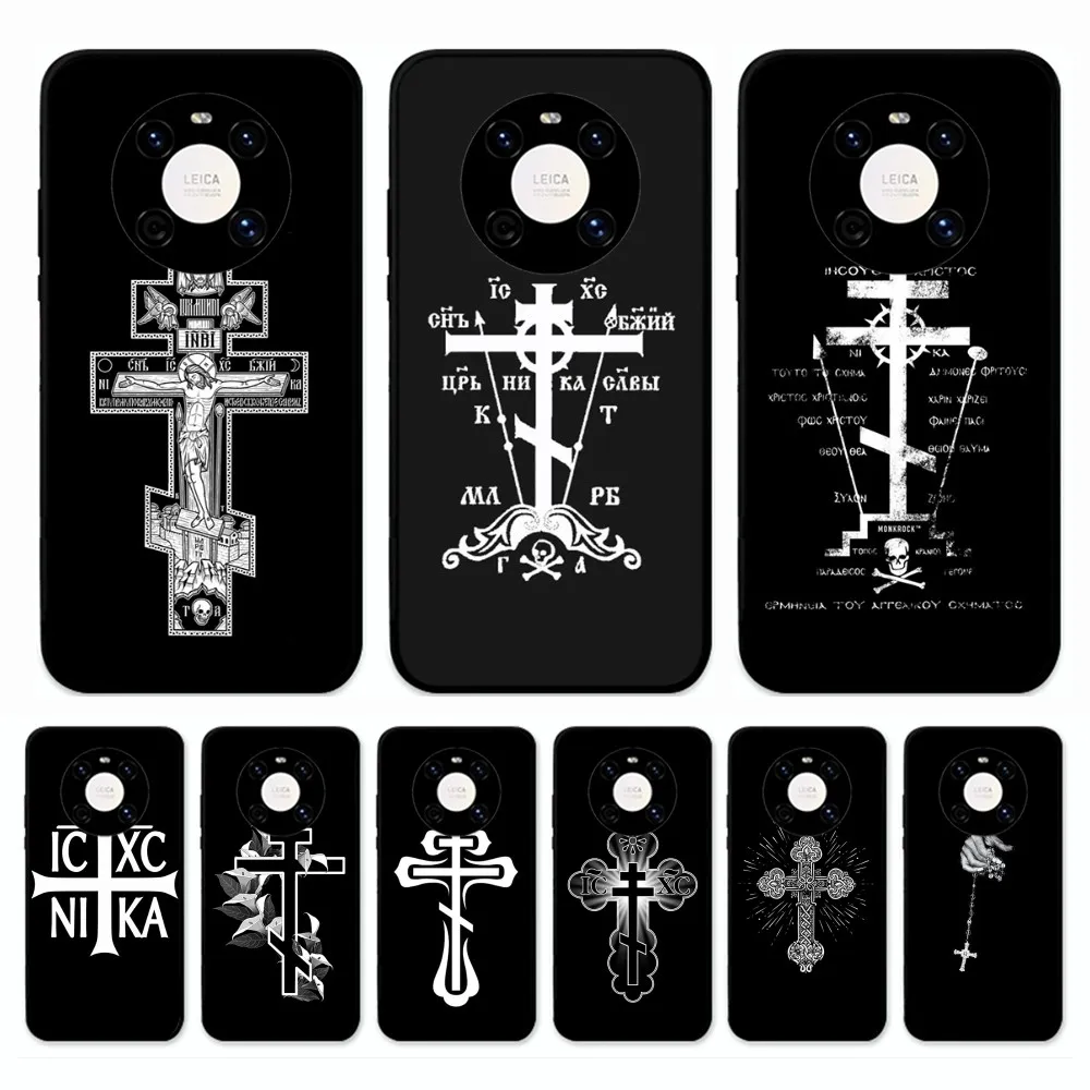 Orthodox Cross Icon Phone Case For Huawei Mate 10 20 30 40 50 Lite Pro Nova 3 3i 5 6 SE 7 Pro 7SE