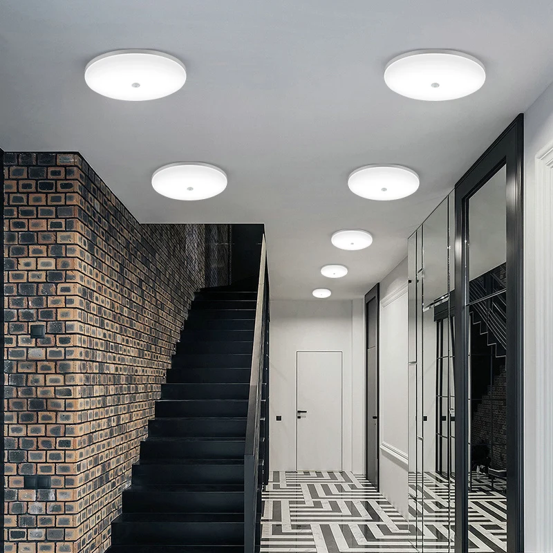 LED Ceiling Light Auto PIR Motion Sensor Smart Home Lighting 13W 18W 24W 36W  Radar Ceiling Lamp For Indoor Bedroom Room Hallway