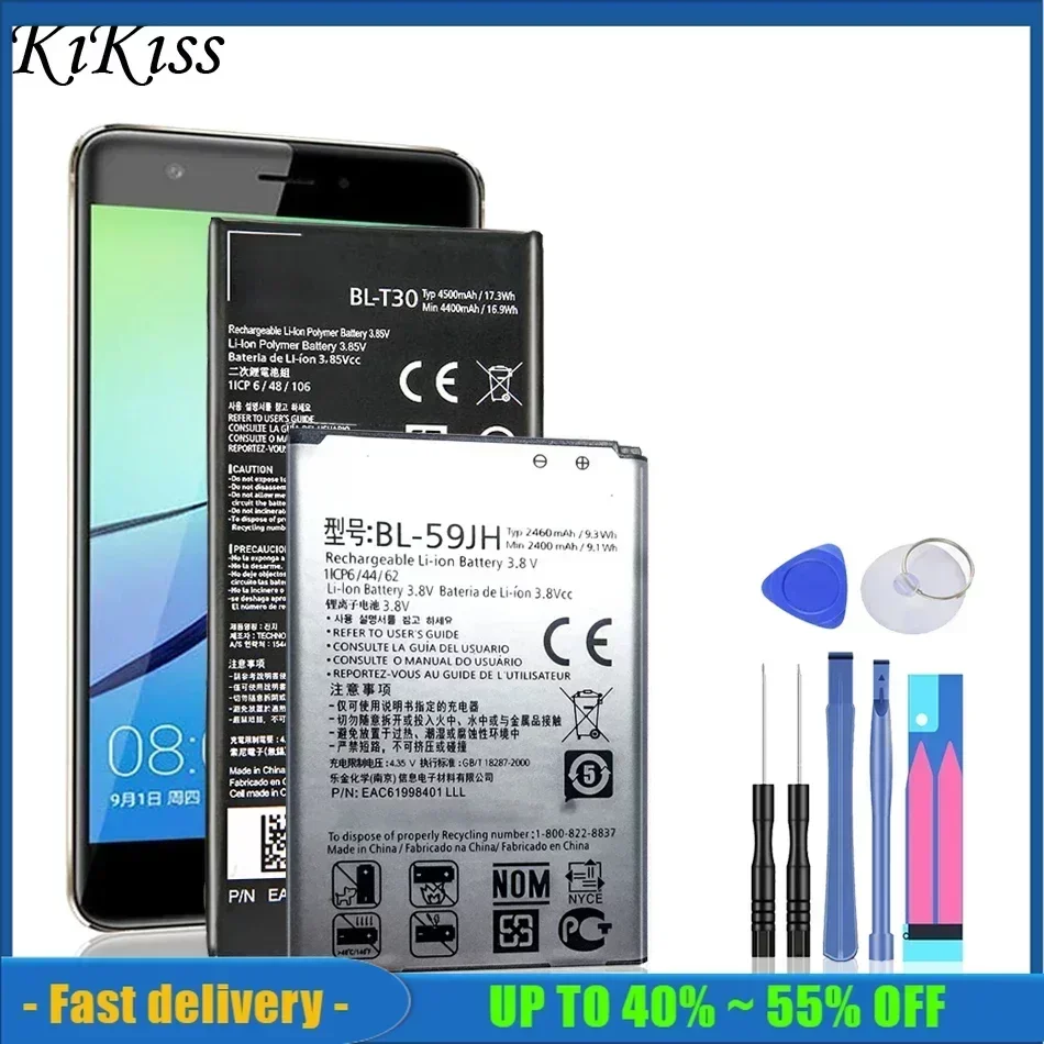 Battery For LG Google For Nexus G 4 5 5X/X Cam Power 2 Zero Q6 Pixel 2 XL E980 D820 Megalodon D8 BL-T5 BL-T9 BL-T19 BL-T35