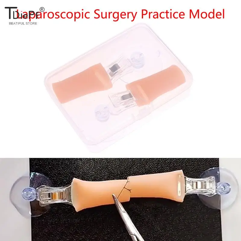 

1Set Laparoscopic Surgery Simulation Intestinal Anastomosis Training Modules Intestine Bowel Suture Practice Model + Suture