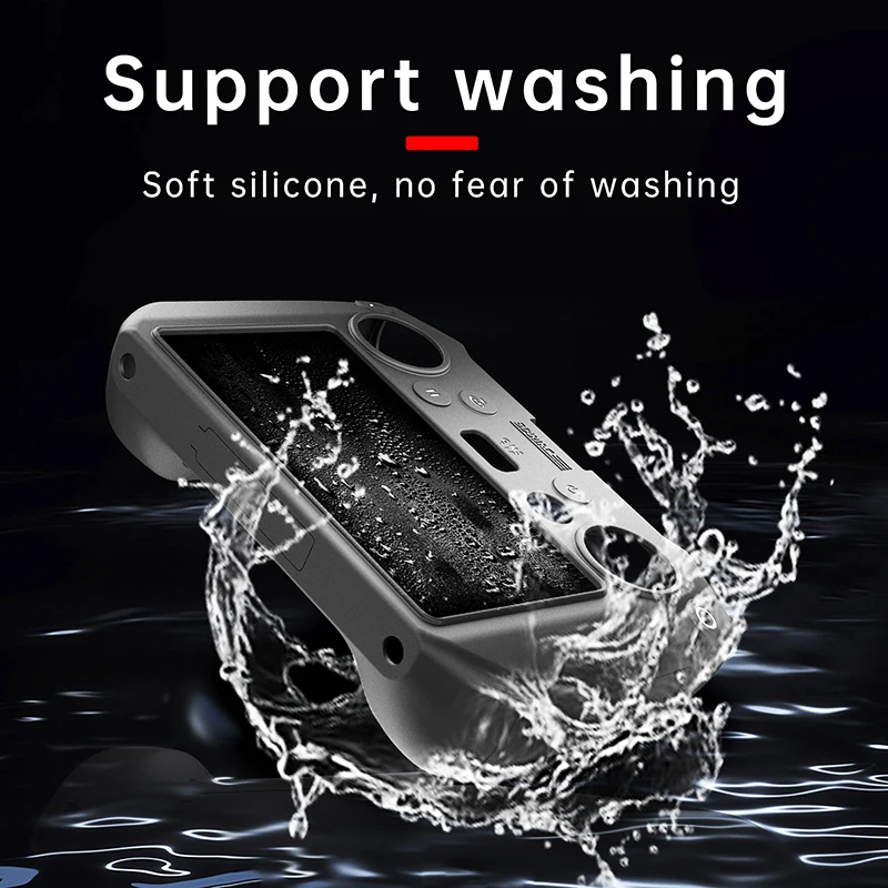 รีโมทคอนโทรลสำหรับ DJI RC Pro พร้อมด้วยหน้าจอเคสซิลิโคนฝาครอบป้องกันฝุ่นสำหรับ DJI Mavic อุปกรณ์เสริมโดรน3Pro