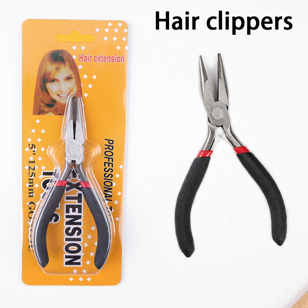 Stainless Steel Hair Extensions Specialized Pliers for Hair Extensions Tongs for Extension Plier 1pcs Plier 3 Hole Mini Pliers