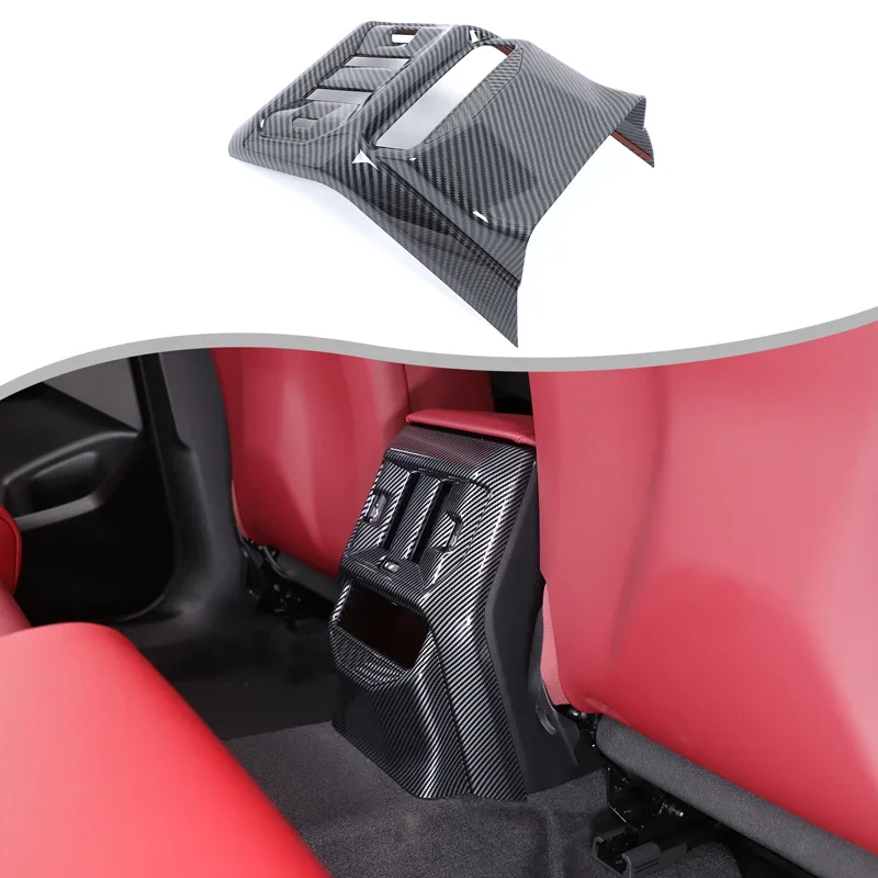 

1Pcs ABS Carbon Fiber For BMW X3 G45 2025+ Car rear exhaust air outlet anti-kick cover decorative sticker Car accessories