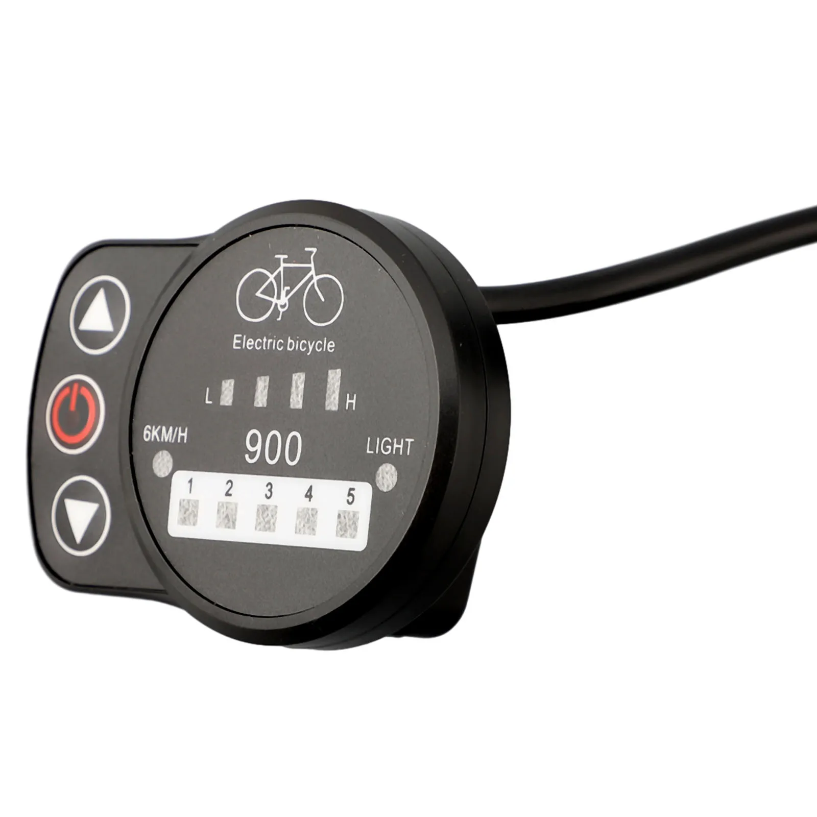 Adjustable Support Levels LED Display for KT LED900S Electric Bicycle Bike Control Panel Battery Level Indicator