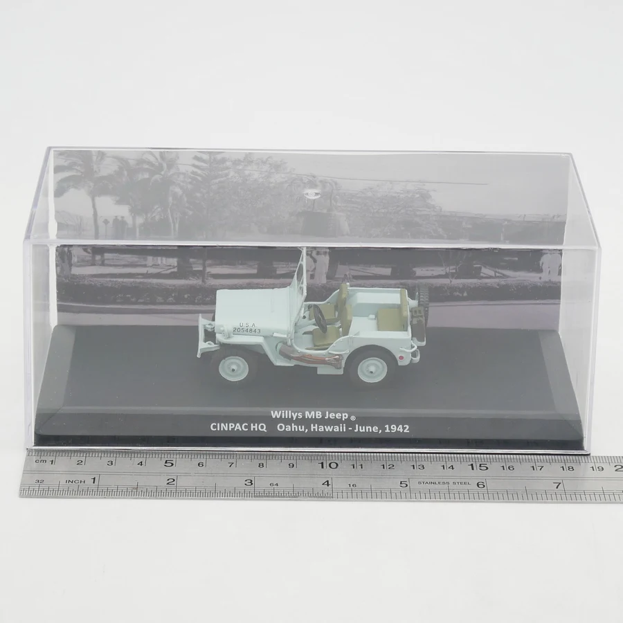 

Diecast 1:43 Scale Ixo Jeep Willys MB 1942 World War II American Military Vehicle Willis Jeep Model Alloy Car Model Collectible