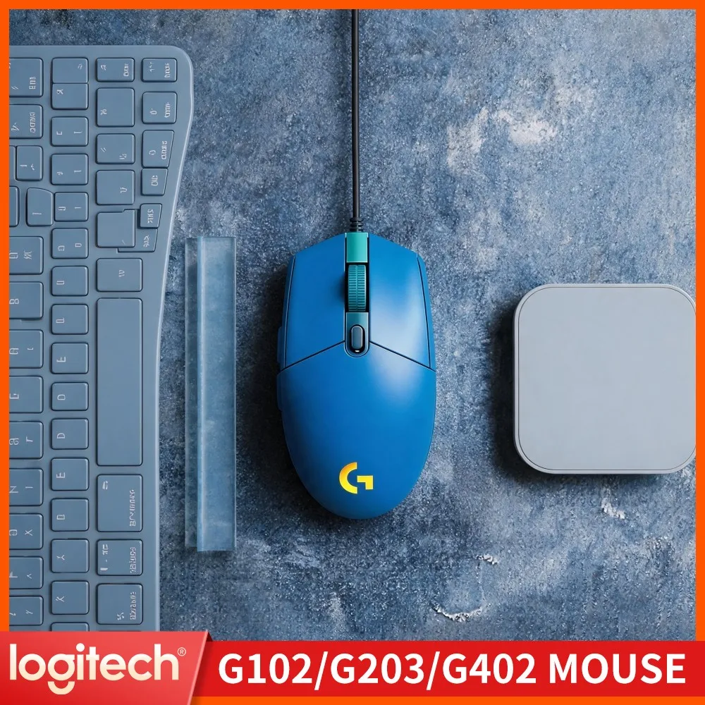 Logitech G102 Wired Gaming Mouse,Low Power Consumption RGB,High Frequency Polling,Suitable For Long Time Daily Use