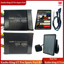 Kaabo King GT Pro Spare Parts Kit 72V 50A Sine Wave Controller HUB Board and Main Wires TFT Display with Thumb Throttle Part