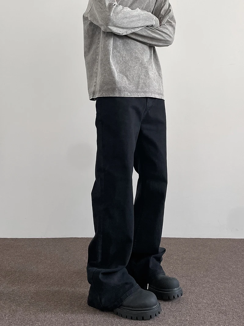 

Джинсы Cleanfit Basic Bla в американском стиле High Street, прямые, слегка расклешенные, утягивающие, для мужчин и женщин