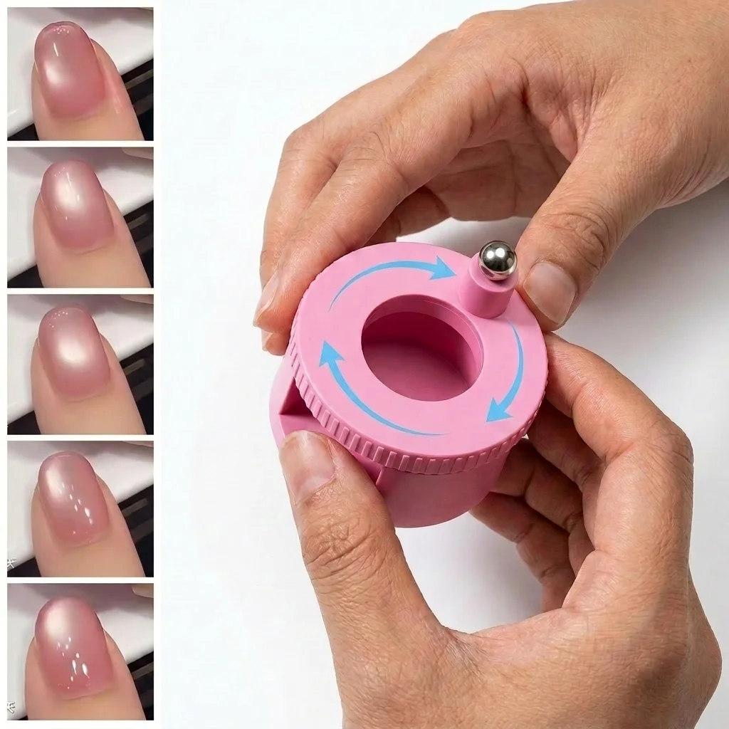 360 Rotating Cat Eye Magnet Tool Nail Magnet For Nails Magnetic Gel Polish Effect Nail Art Supplies Easy Flowing Design