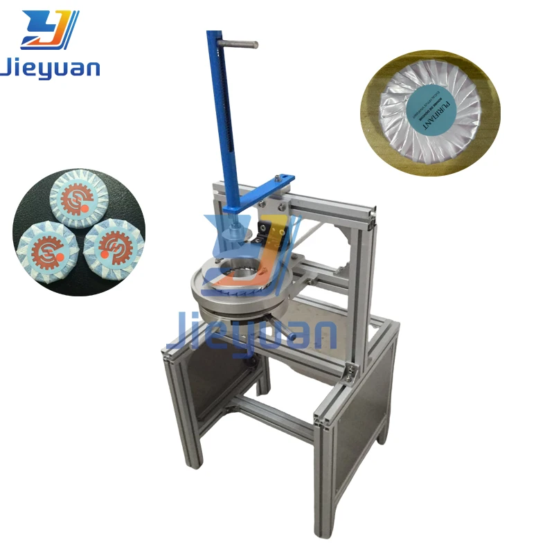 

Round Soap Packing Machine High Quality Hotel Soap Wrappers Manual Soap Pleat Wrapping Machine