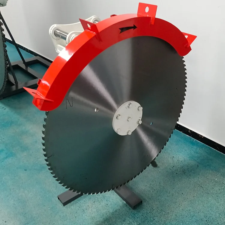 Diamond Rock Saw Hydraulic Rock Saw Attachment Lightweight Design for Concrete Pavement Slotting