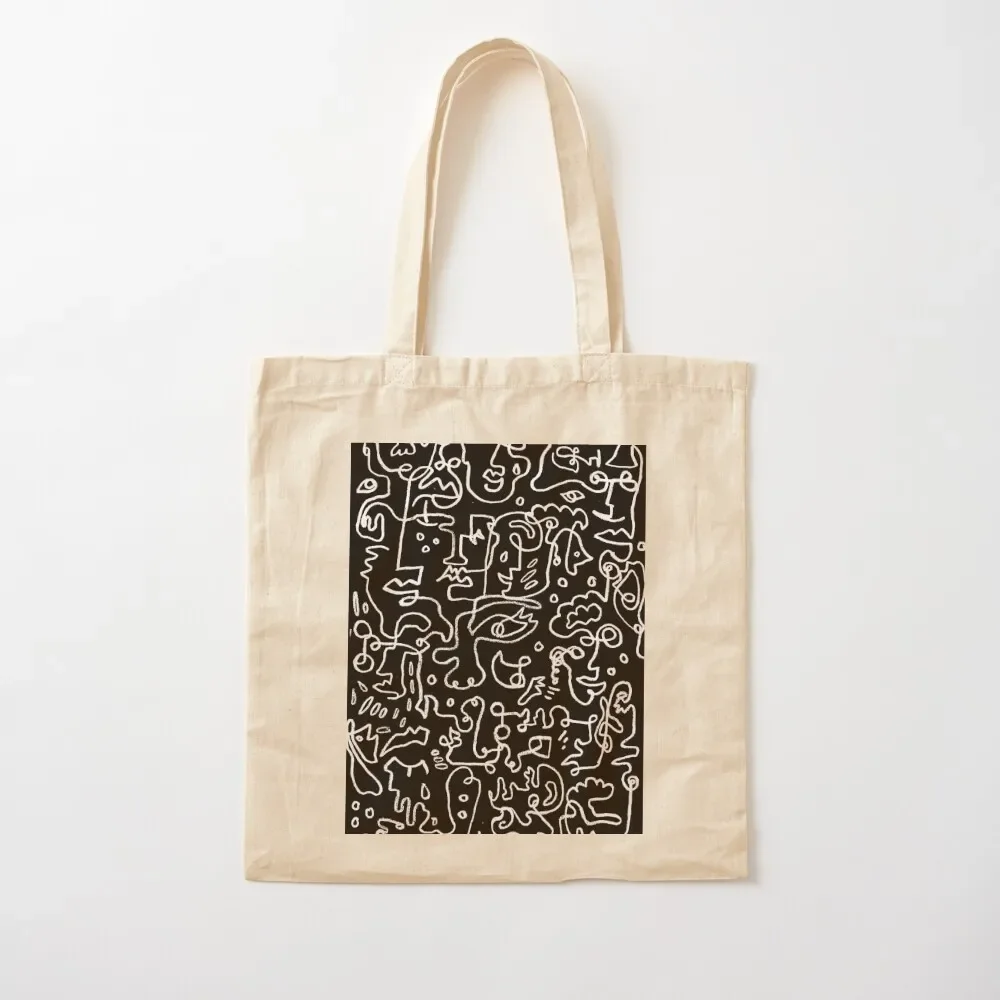 

many faces Tote Bag large tote bag shopper bag women canvas