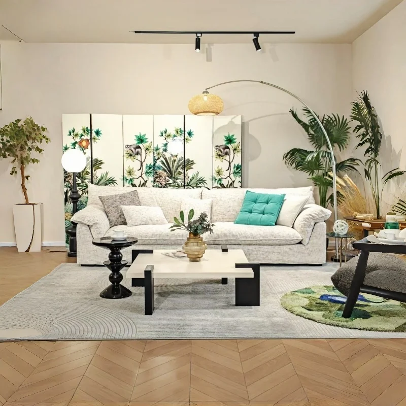 #Modern High-end Fabric Sofa Set, Perfect For Custom Living Rooms, Apartments, Hotel Lounges, And Villa Interiors