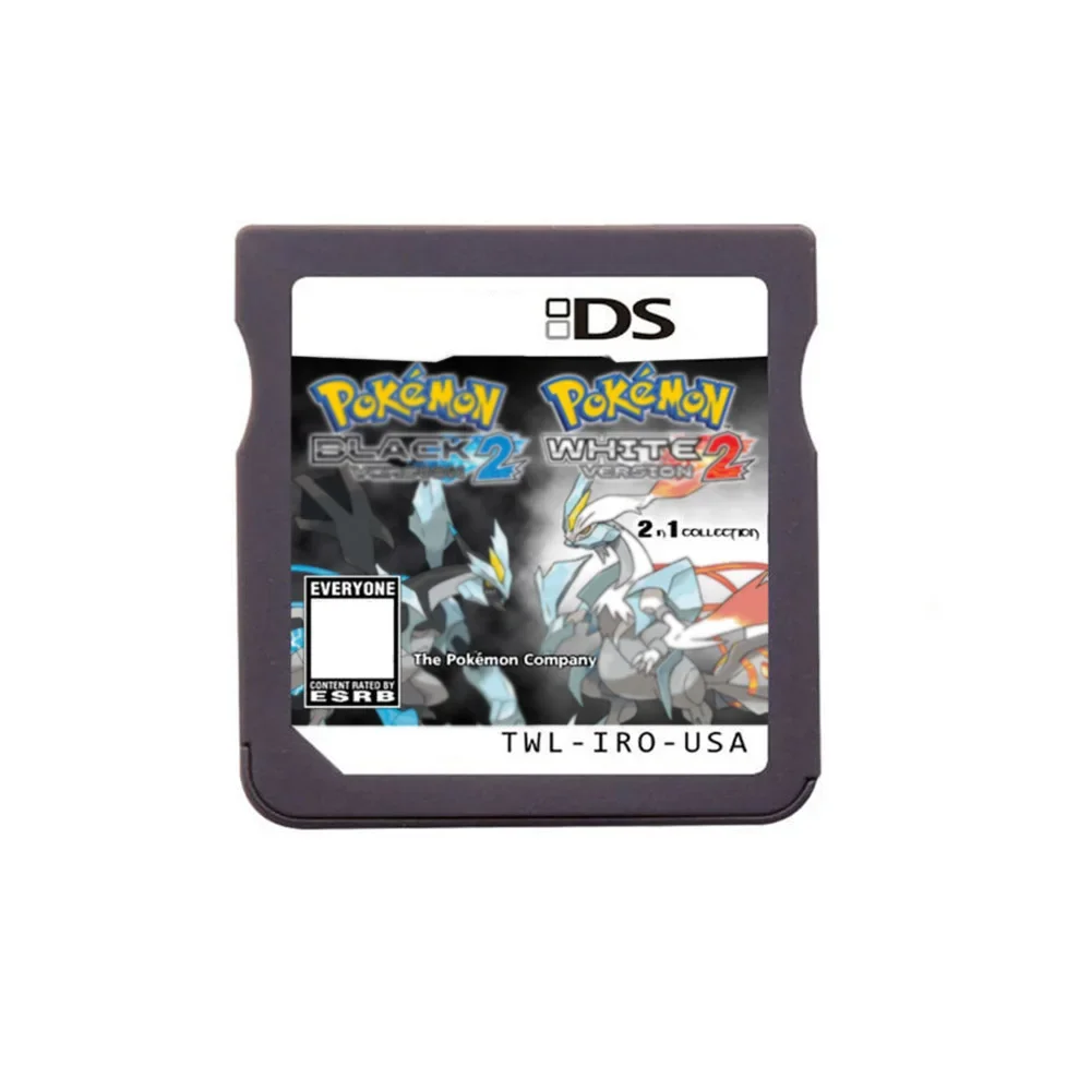 Cartuccia per videogiochi DS (versione scheda di memoria R4) HeartGold SoulSilver nero bianco per NDS/2DS/3DS/NDSL