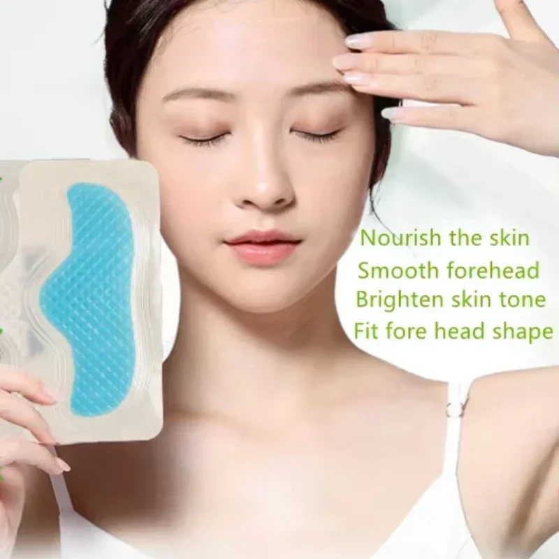 Hydrogel Microcrystal Forehead Wrinkle Patch Anti-Aging Nasolabial Fold Reduction Dilute Fine Lines Face Mask for Wrinkle Relief