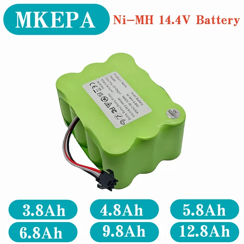 14.4V Ni-Mh SC Rechargeable battery 3800mAh lpega for KV8 XR210 XR510 XR210A XR210B XR510B XR510C Vacuum Cleaner Sweeping Robot