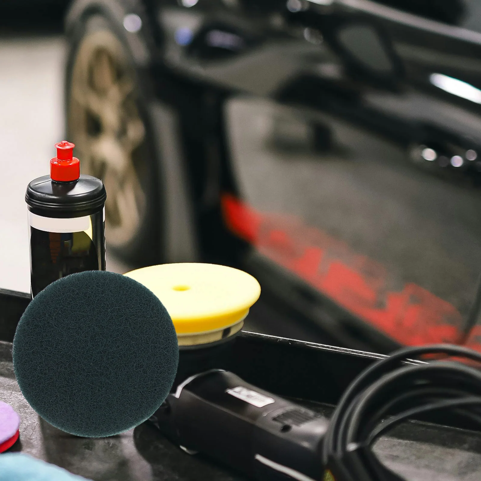 

20Pcs Scouring Pads Round Reusable Soft Scrubber Pads for Household Kitchen Cleaning Drill Brush Attachment Polish Scrub