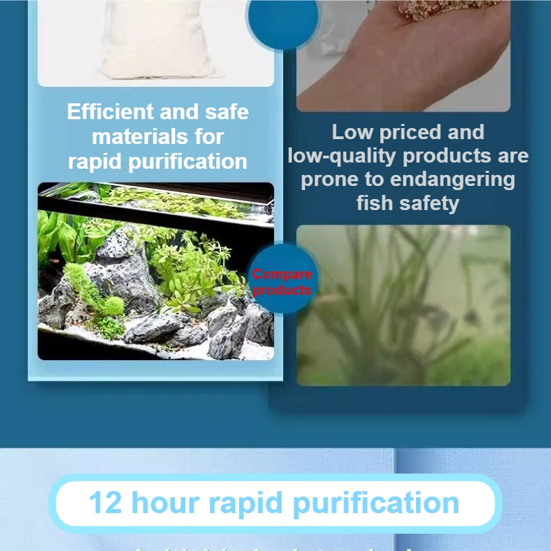 Aquarium Resin Advanced Cotton for Superior Water Purification Eliminates Yellow Water Bad Odor High-Efficiency Filtration Media view 4