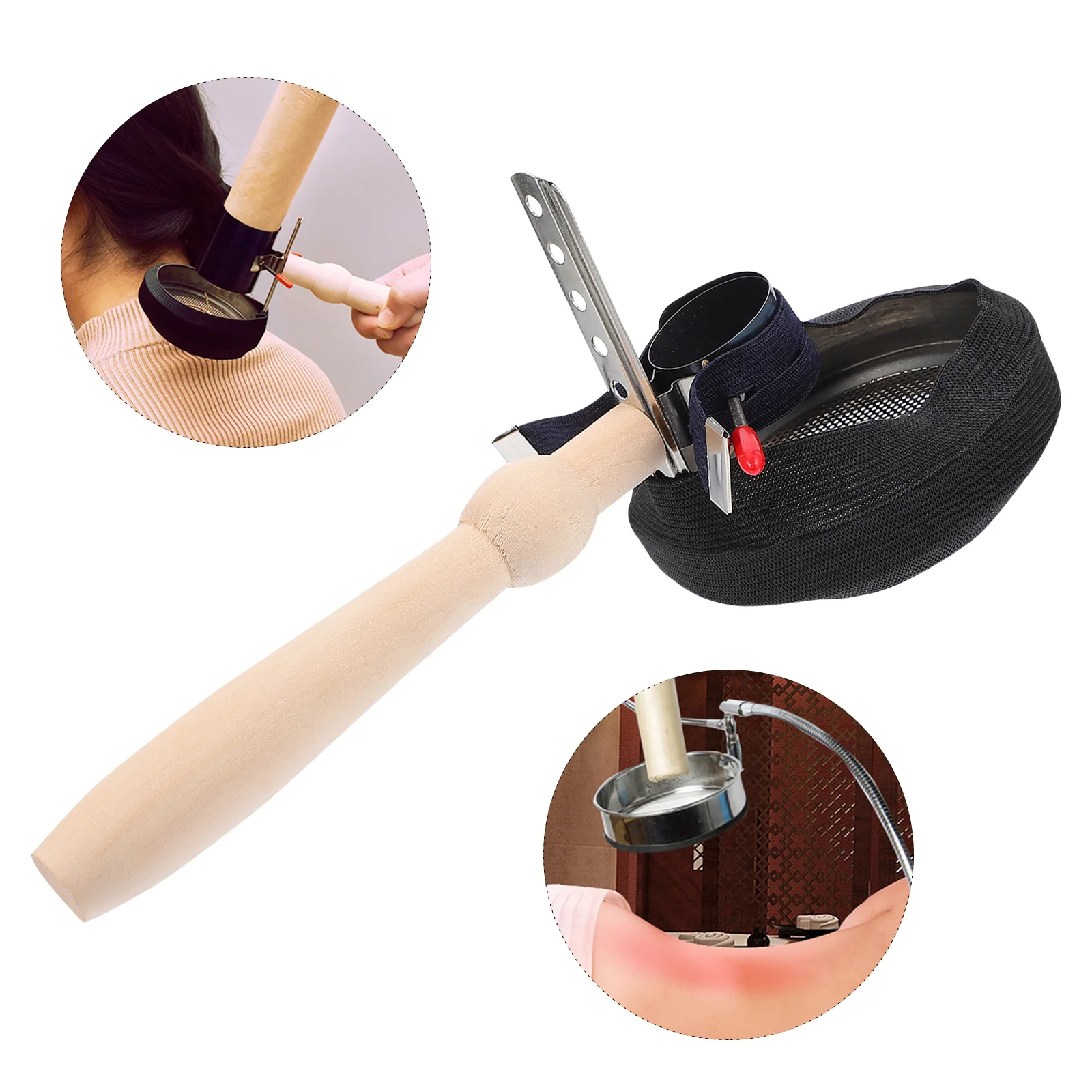 

Stick Holder Stainless Steel Adjustable Size Moxibustion Stand Handheld Ash Tray Temperature Adjustable Home