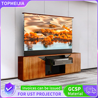 New R30 Series Laser TV Cabinet Invisible Smart Projector Cabinet Home Use Electric Telescopic Platform for AWOL VISION 3500 Pro