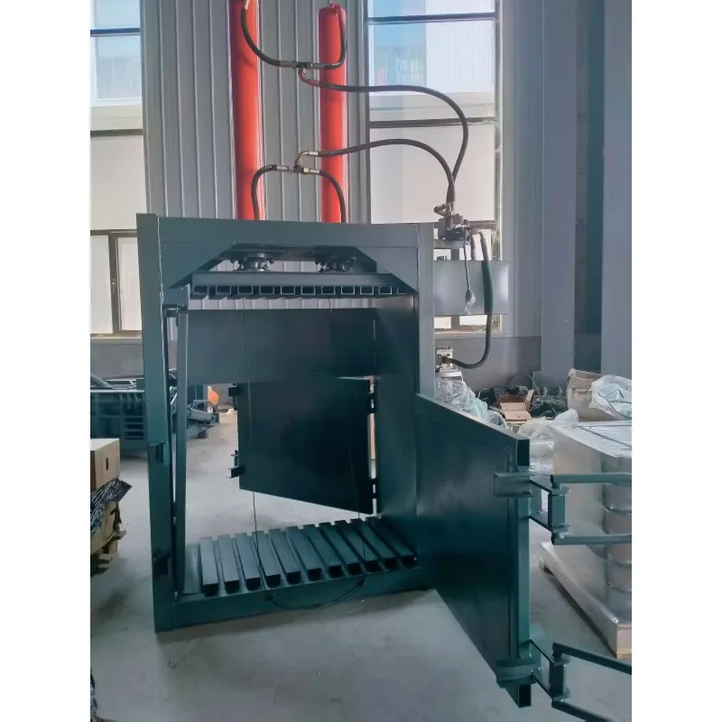 Customized Vertical Hydraulic Baler Industrial Grade for Metal Waste Cardboard High Pressure Baling Machine Durable