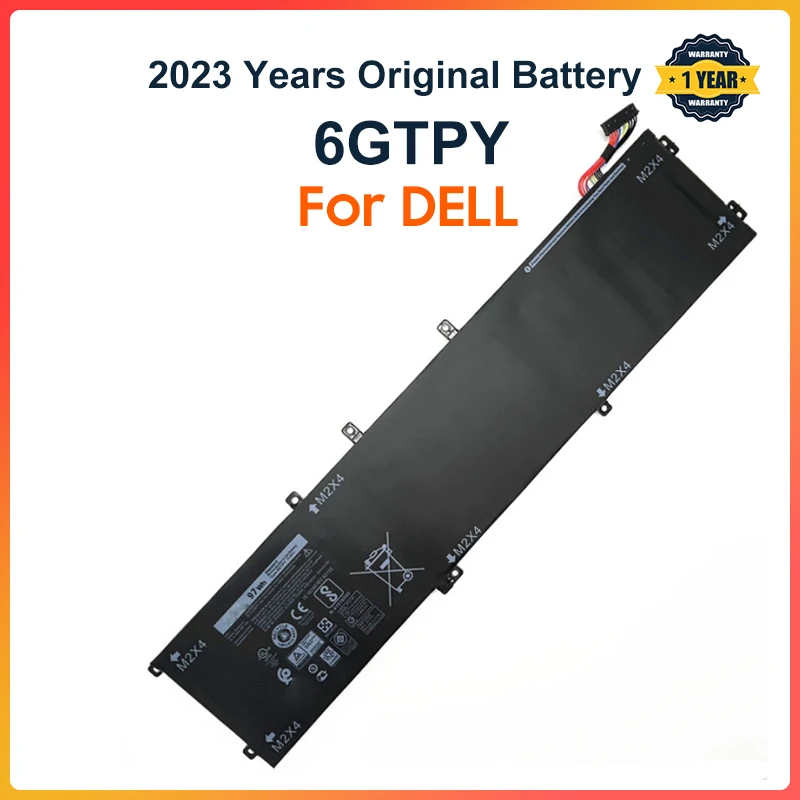 New 6GTPY H5H20 Laptop Battery For DELL XPS 15 9570 9560 7590 For DELL Precision 5520 5530 Series Notebook 11.4V 97WH