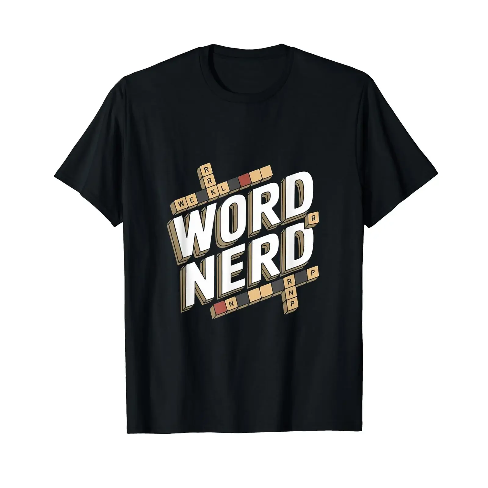 Crossword puzzle solver inexpensive graphic T shirt vintage Washed Soft fashion Casual Slightly Stylish Unisex homme Breathable