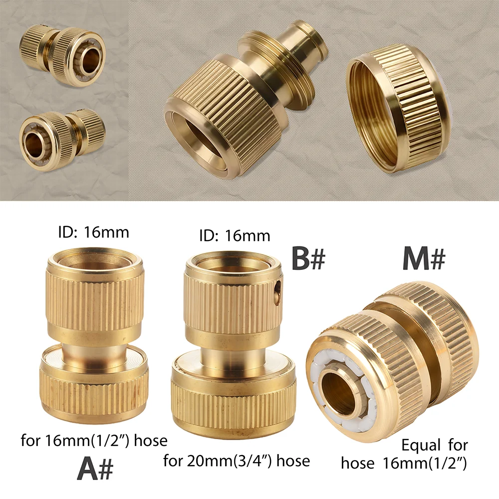 Quick Connector Water Pipe Tap Adaptor Fitting for 1/2
