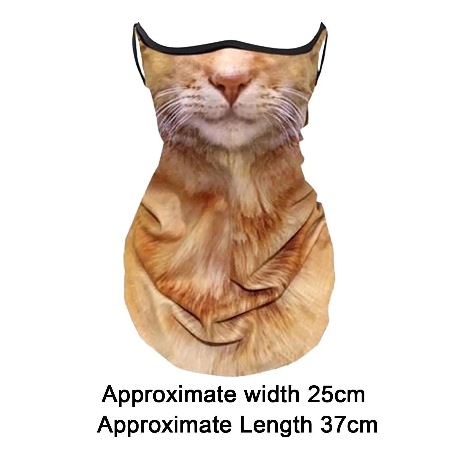 Face Mask Cat Design for Men Women Neck Gaiter Bandanas for Shopping Trips Sports Golfing Cycling Beach Visits Mountain Climbing