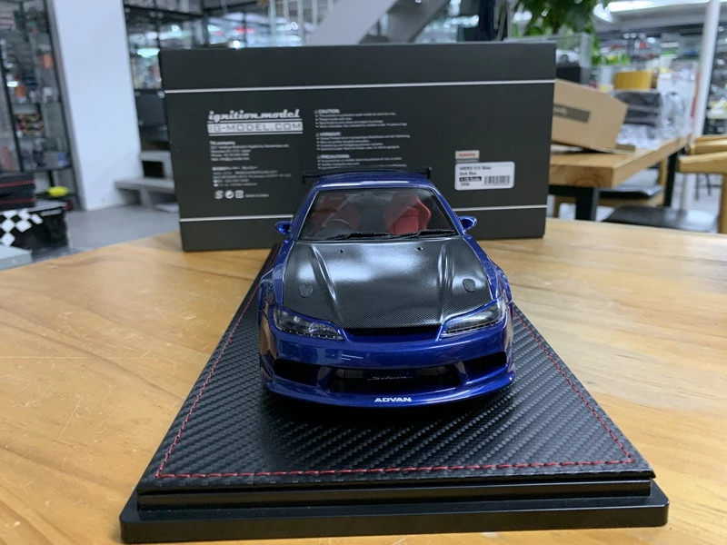 IG 1:18 For VERTEX S15 SILVIA With Engine JDM Simulation Limited Edition Resin Metal Static Car Model Toy Gift