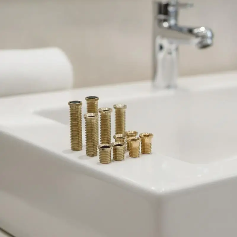 Easy Install Sink Strainer Screw Connector Universal Fit Sink Mounting Bolts for Home Kitchen Wash Basin Plumbing Repair