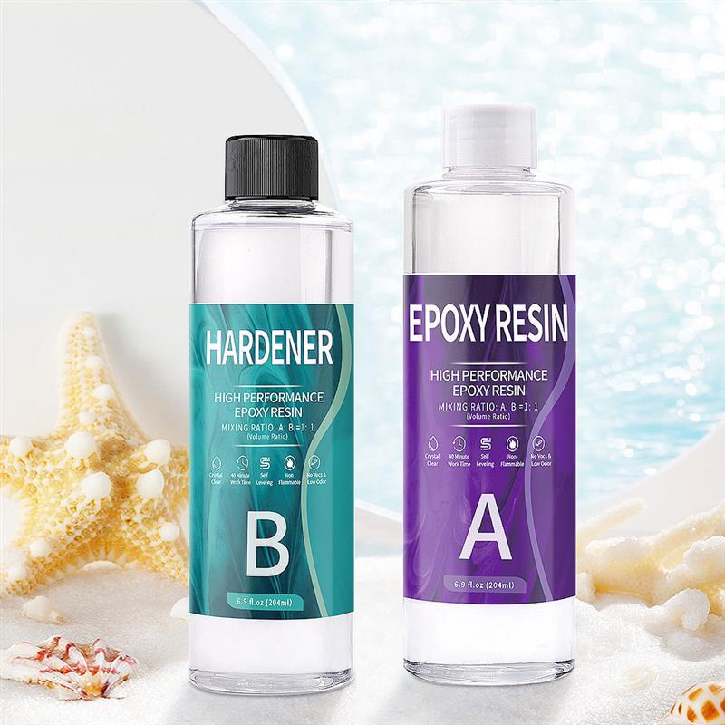  1:1 AB Resin Epoxy Glue High Adhesive Hardener Crystal Glue For DIY Resin Jewelry Making Accessories Gum 100/200/400/500/1000g 