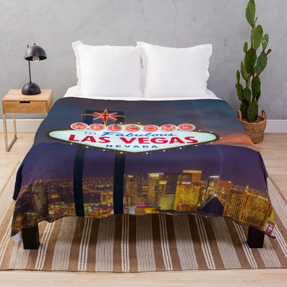 Las Vegas Throw Blanket Luxury Blankets Sofas Of Decoration Blankets