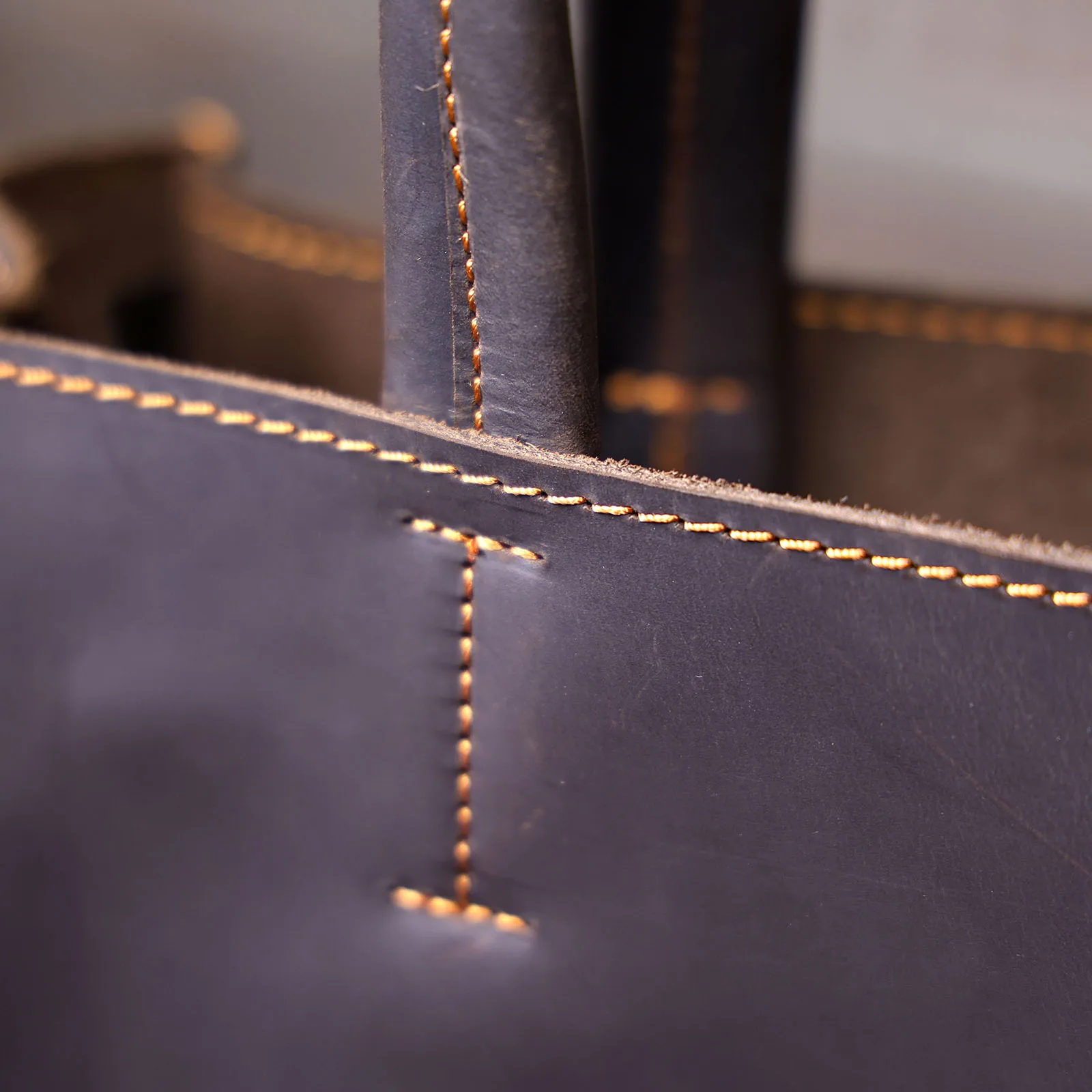 S.worker Vintage Echtleder-Tragetasche Herren-Handtasche Rindsleder-Schultertasche Damen Große Kapazität Umhängetaschen Schlicht Lässig – Detail 11