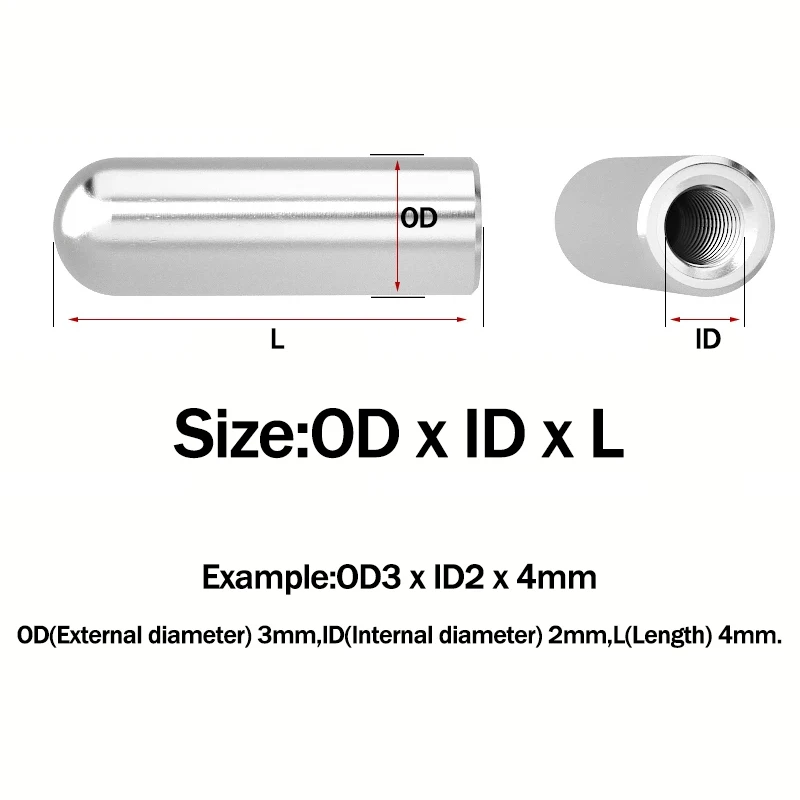 304 Stainless Steel M2 M2.5 M3 M4 M5 M6 M8 Internal Thread Cylindrical Pin Internal Tooth Positioning Cylinder Location Dowel