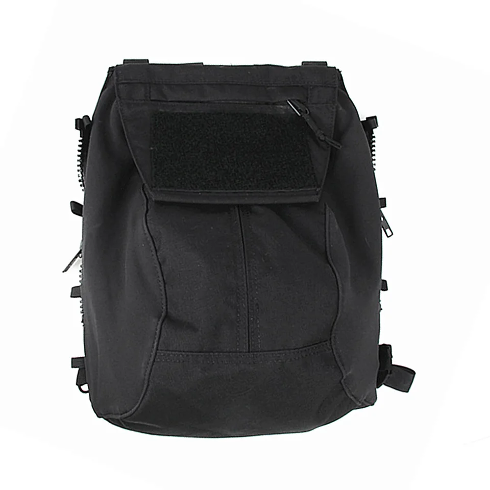 TMC Military Airsoft Tactical Vest Zipper Pouch Zip Panel Back Pack  Multicam TMC3189