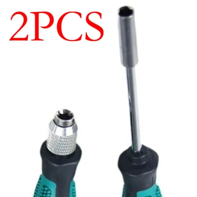 

1/4 Inch Quick Release Hex Bit Holder Handle For 6.35mm Bits Magnetic Screwdriver Adapter For Workshop Home And Maintenance