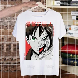 Shingeki keine Kyojin Lustige T Hemd Männer Casual Kurzarm Angriff Auf Titan T-shirt Homme Manga Japanischen Anime Allen T-shirt Tees