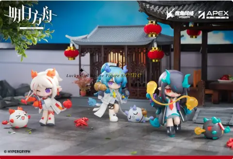 In Stock Original APEX-TOYS Arknights Year Dusk Makes Yanguo Special Chapter 10cm Anime Cute Doll Desktop Ornament Figure