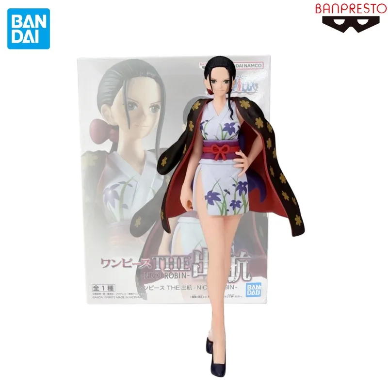 In Stock BANDAI BANPRESTO Original One Piece Nico Robin Wano Country Two Years Later Anime Figure PVC Toy Gift Model Collection