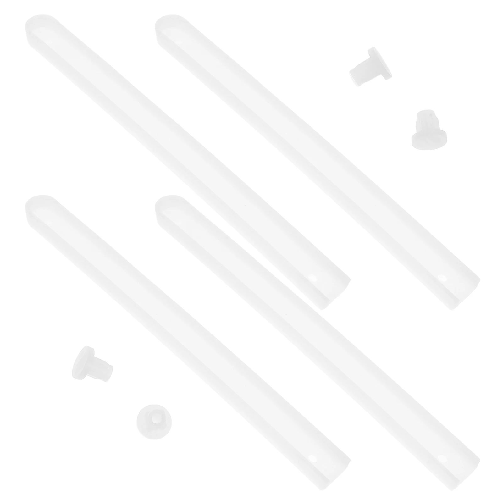 

2Sets Drawer Glides and Slides Strong Wear Resistant for Furniture Drawer Guides Low Noise Easy Operation Cabinet Pullout