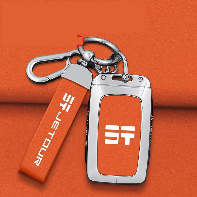 For JETOUR Zongheng G700 Xiangjing Edition 2025 Key Fob Cover, Zinc Alloy & Leather Hybrid Protective Case